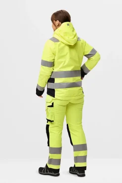 Bukse 6743 kl 2 dame highvis gul str 18