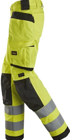 Bukse 6743 kl 2 dame highvis gul str 18