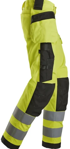 Bukse 6743 kl 2 dame highvis gul str 18