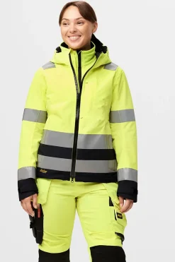 Bukse 6743 kl 2 dame highvis gul str 18