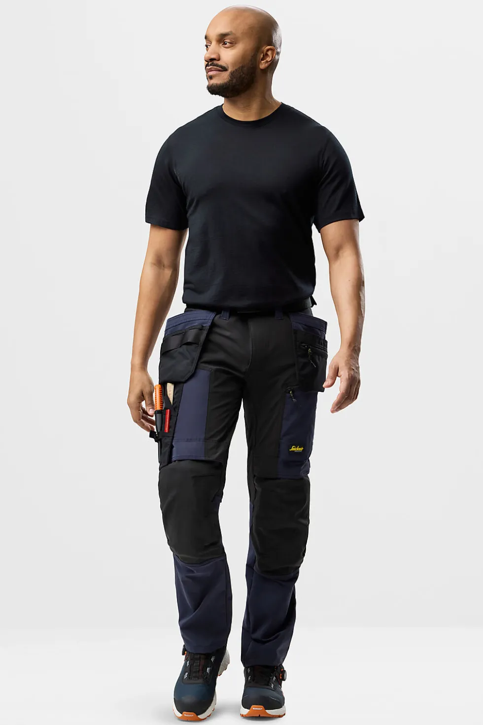 Bukse 6218 mørkeblå stretchmateriale