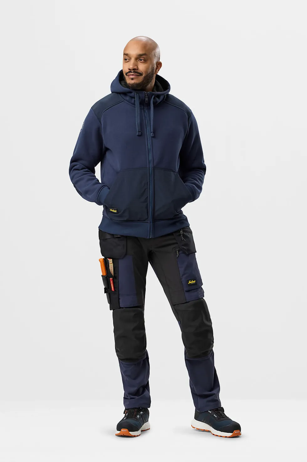 Bukse 6218 mørkeblå stretchmateriale