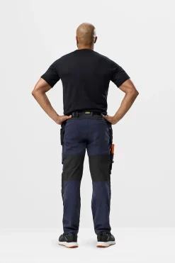 Bukse 6218 mørkeblå stretchmateriale