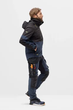 Bukse softshell blå/sort str 162