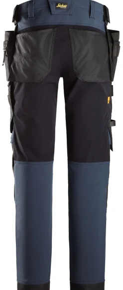 Bukse softshell blå/sort str 162