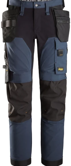 Bukse softshell blå/sort str 162