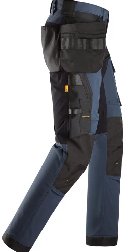 Bukse softshell blå/sort str 162