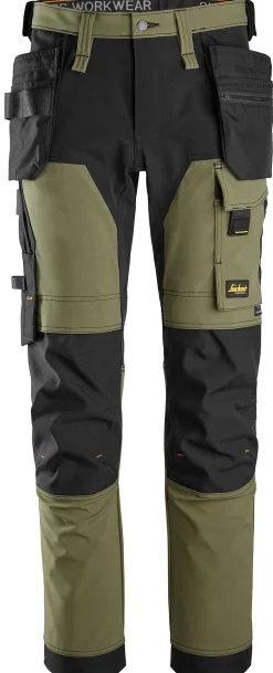 Bukse softshell grønn str 124