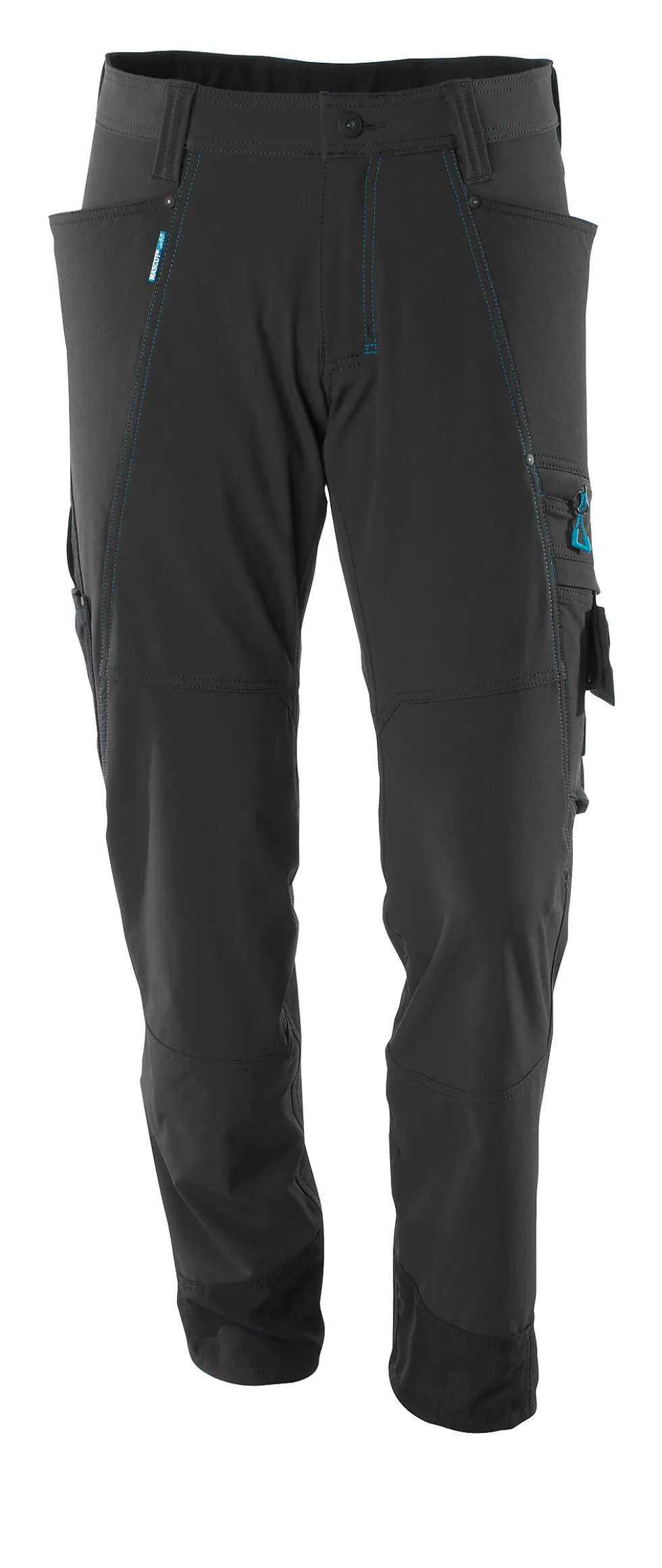Bukse 17279 svart 82c48 stretch, lav vekt