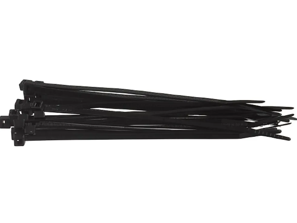 Buntebånd 98x2.5mm svart/100