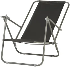 Campingstol 52x60x26/79 cm sort