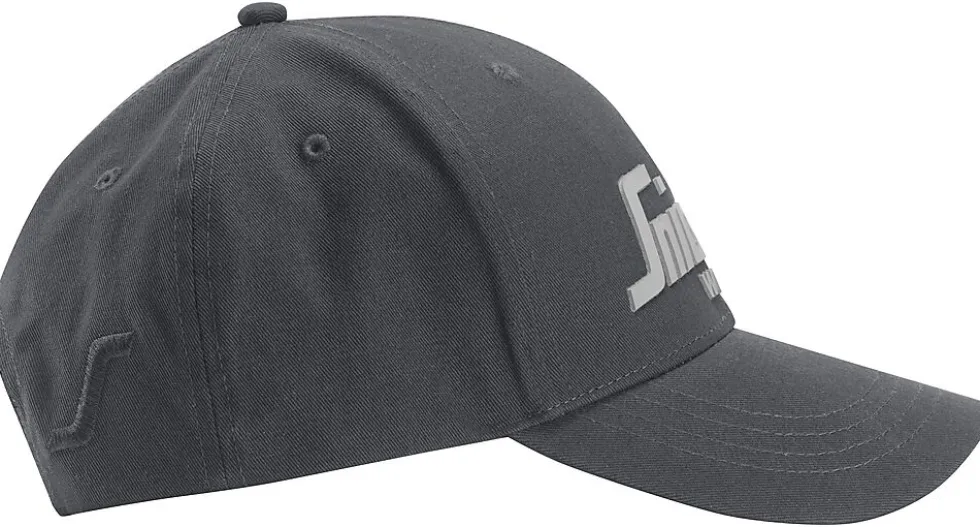 Caps m/logo one size mørk grå