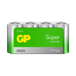 C-batteri Super Alkaline 14A/LR14 4 stk