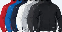 Collegejakke L 10 059 gråmelert S