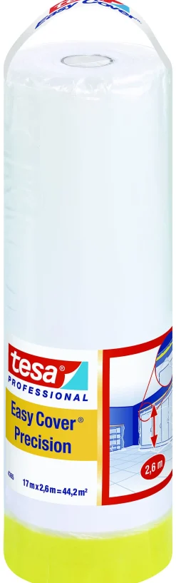 Dekkfolie og maskeringstape Easycover 17x2,5 meter