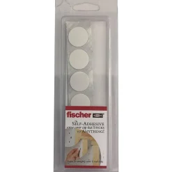 Dekkhette pvc selvklebende hvit Ø18 mm