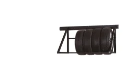 Dekkhylle veggmontert justerbar 92-148 cm