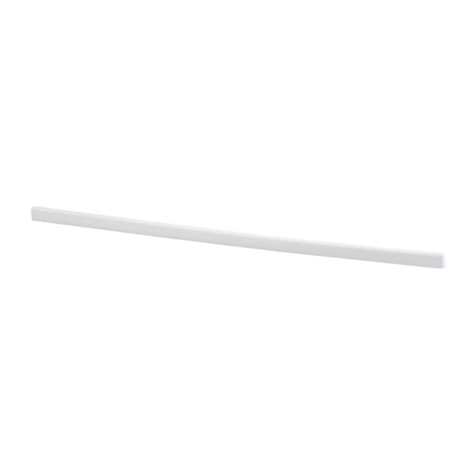 Dekklist til klikk-inn-knekt 500x8x16 mm hvit venstre