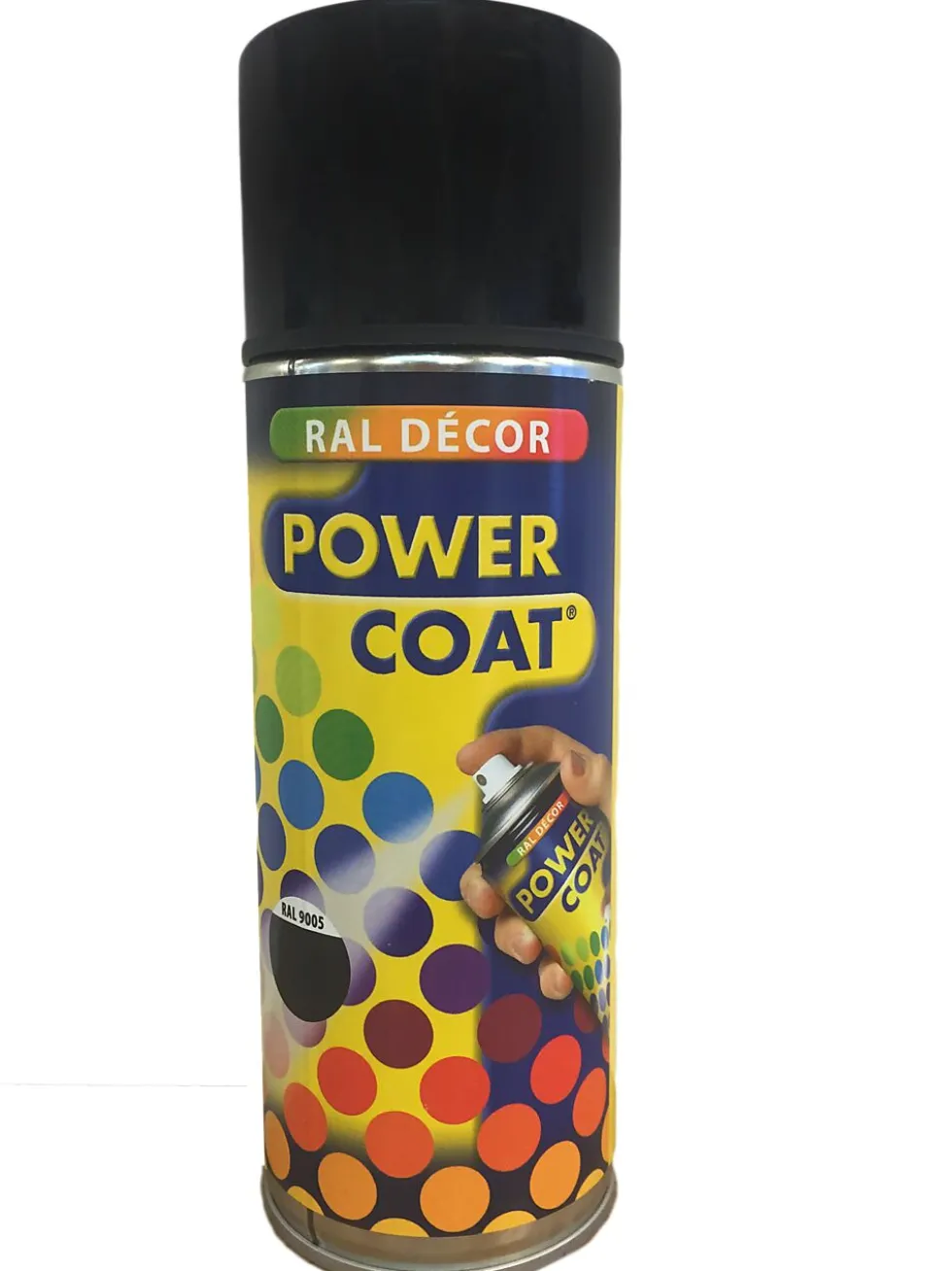 Dekorspray ral decor ral9005 400ml spray, dyp svart
