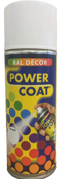 Dekorspray ral decor ral9010 400ml spray, ren hvit