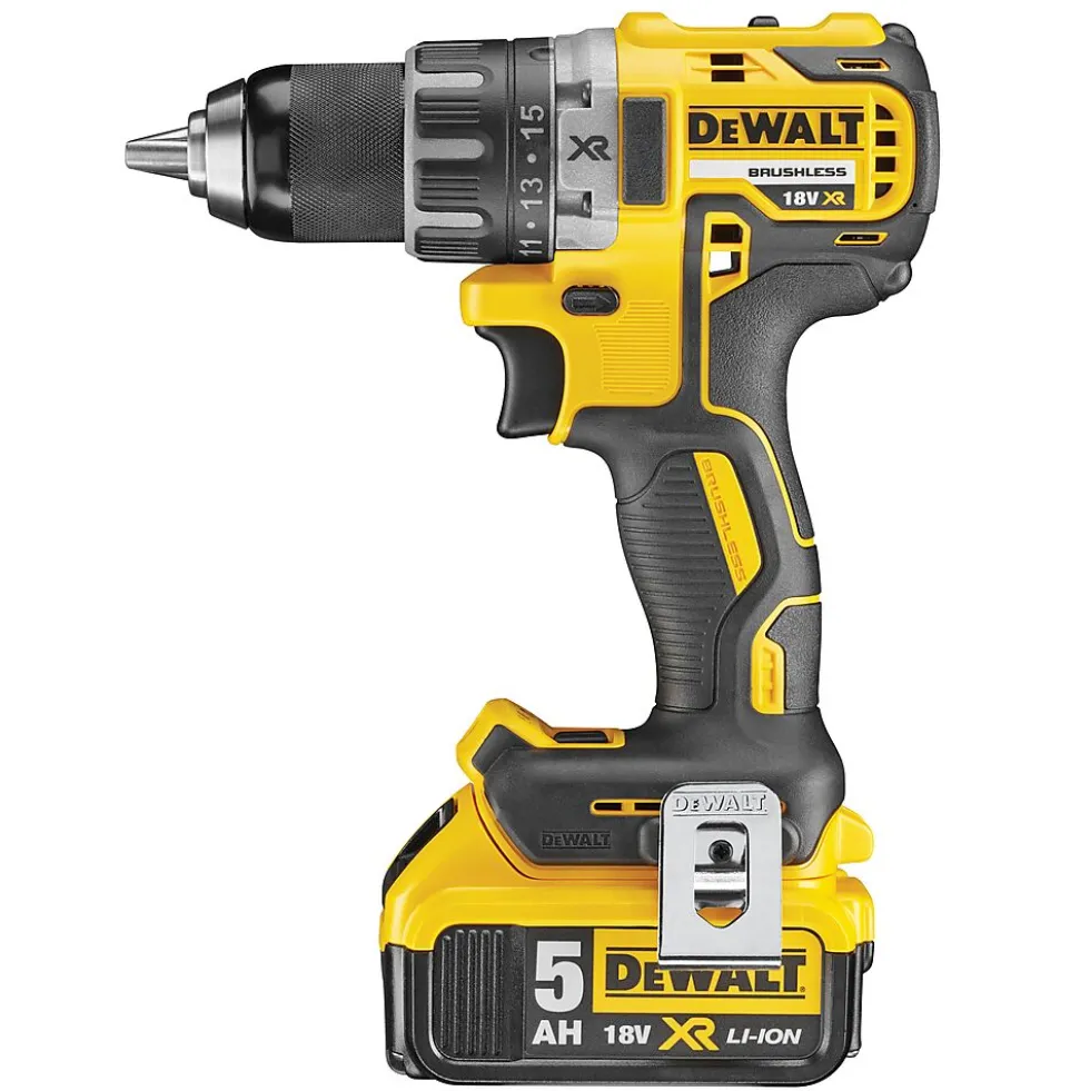 DEWALT drill 18 volt børsteløs 5,0 Ah DCD791P2
