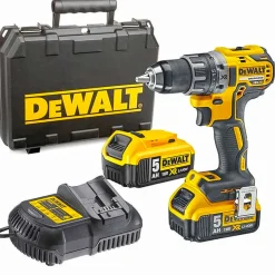 DEWALT drill 18 volt børsteløs 5,0 Ah DCD791P2