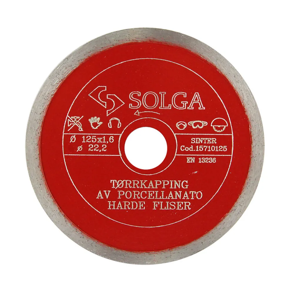 Diamantblad Ø125 mm Helbane (Dry/Hard)