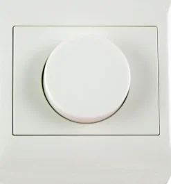 Dimmer 1-pol 230V/50Hz utenpåliggende hvit