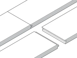 Dobbelfalset kledning m/staff 28° 19x148 mm grunnet gran