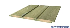 Dobbelfals furu CU-impregnert 19 x 148 mm 28° KL1