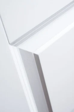 Dobbel innerdør Ida Kompakt helglass hvit 153x210 cm