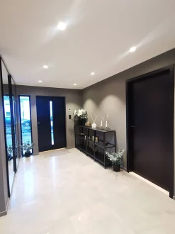 Dobbel innerdør Sletten Kompakt svart 173x210 cm