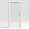 Dør bd lav br u12 tre/alu s v 9x21 2-lags glass, u-verdi 1,1