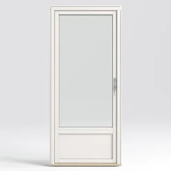 Dør bd lav br u12 tre/alu s v 9x21 2-lags glass, u-verdi 1,1