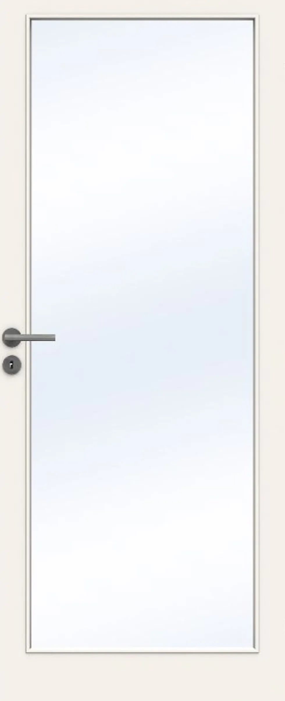 Dørbl easy gw1 10x20 klass hvit ncs s0500-n klart glass