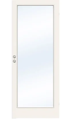 Dørbl sd easy gw1 9x21 hvit skyvedørblad 4mm herdet glass