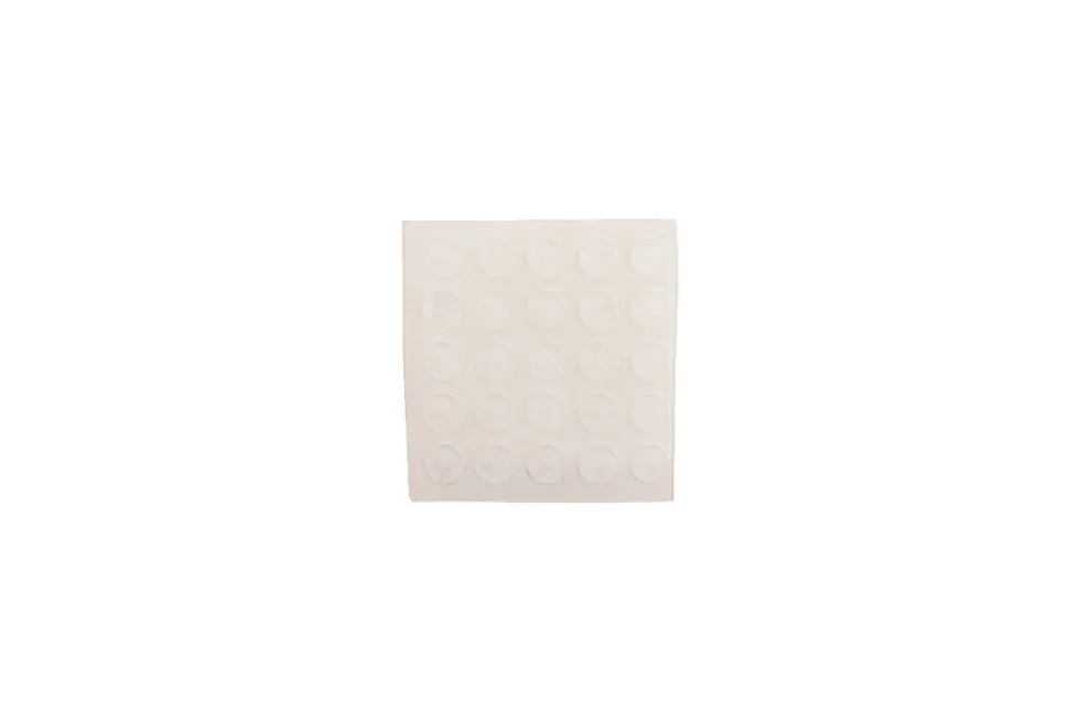Dørdemper transparent flat 8 x 1,6 cm 50 stk
