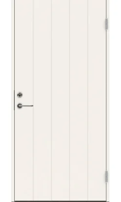 Dørsett yd p-100 10x21v hvit m/sylinder clever-line