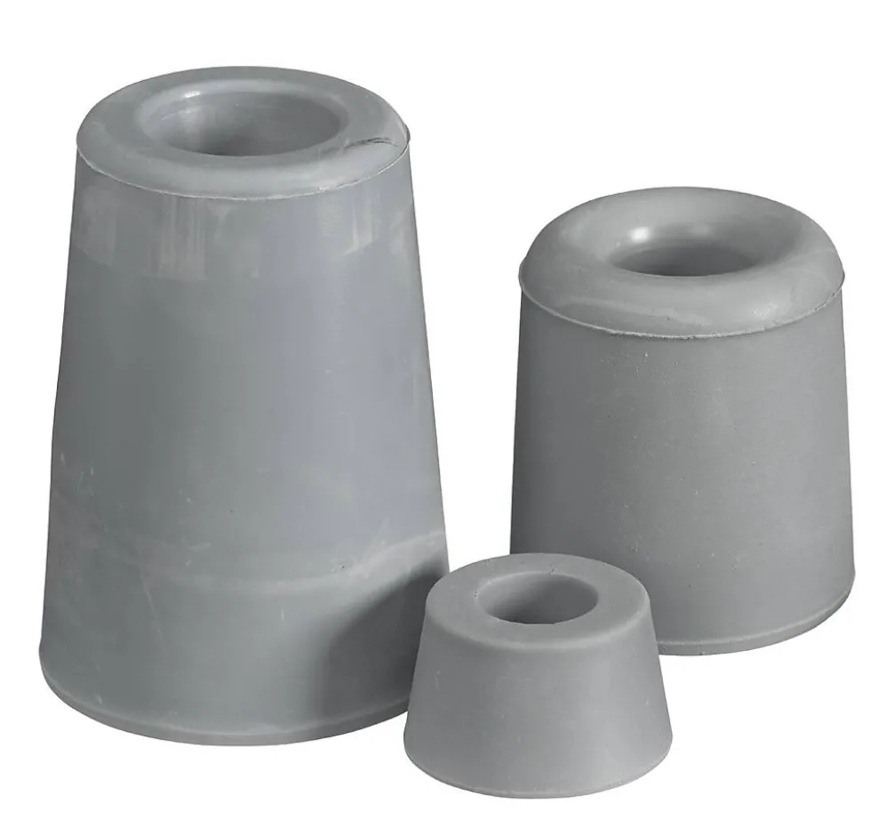 Dørstopper gummi grå 8x16mm