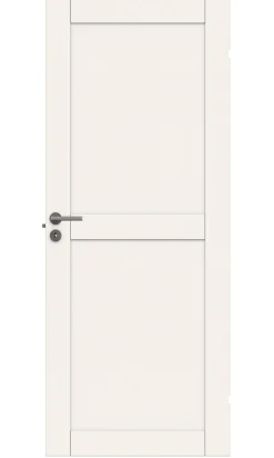 Dør unique 02l 9x21 hvit malt moderne fyllingsdør