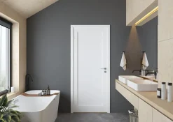 Dør 10x18 trend 1 helhvit 500 helhvit 0500-n uten karm