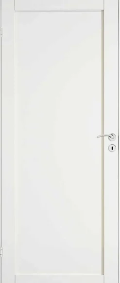 Dør 9x21 ultra hvitmalt scanflex uten karm