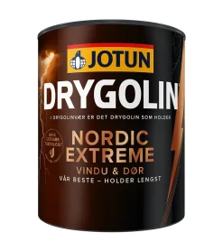 Drygolin nordic extreme vindu & dør klassisk hvit base 0.68l