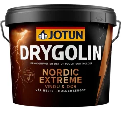 Drygolin nordic extreme vindu & dør klassisk hvit base 2,7 liter