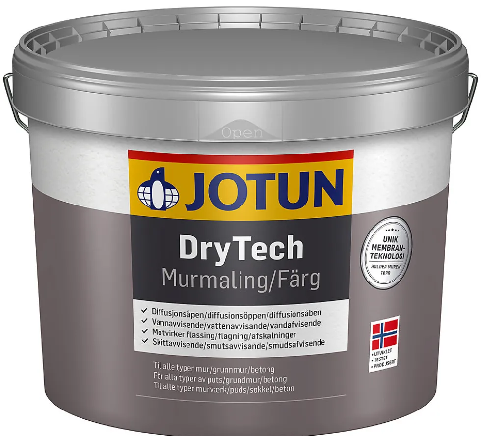 DryTech murmaling mellomgrå 9 liter