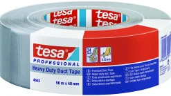 Duct tape/reparasjonstape sølv 50 m x 48 mm