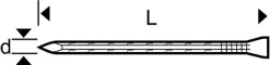 Dykkert d16 1,6x63mm fzb a2000skråstilt 20 grader