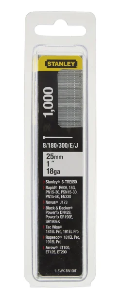 Dykkert 25 mm j 18ga 1-swkbn100t 1000 stk