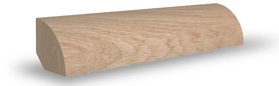 Eik 09x009x2700 kvartstaff lakkert