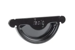 Endestykke stål 125 mm sort